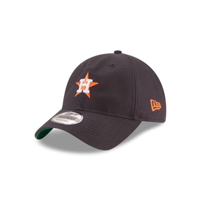 Blue Houston Astros Hat - New Era MLB Waxed Cooperstown 9TWENTY Adjustable Caps USA9673254